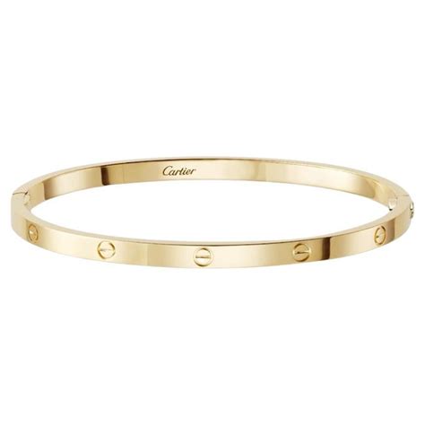 thin love bracelet cartier|cartier love bracelet used price.